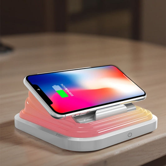 Creative Multifunctional Ambience Light Folding Mobile Phone Wireless Charging Lamp