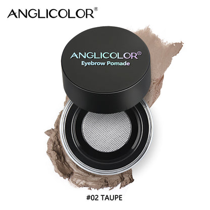 Waterproof And Sweatproof Eyebrow Pencil Long Lasting Eyebrow Cream Set With Brush And Card Wooden Eyebrow