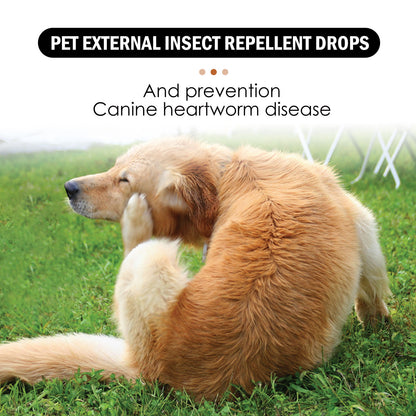Pet Topical Insect Repellent, Dog And Cat Cleaner, Tick And Flea Drops