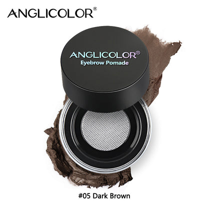 Waterproof And Sweatproof Eyebrow Pencil Long Lasting Eyebrow Cream Set With Brush And Card Wooden Eyebrow