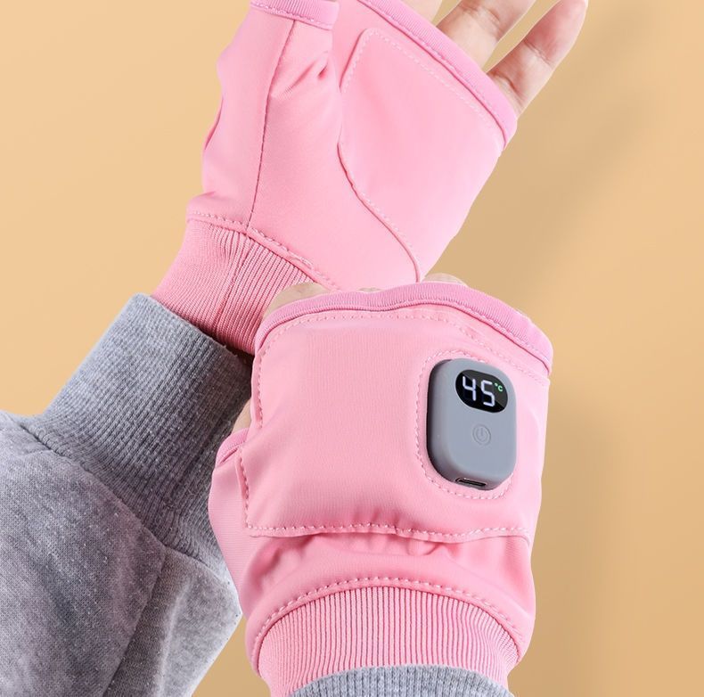 Comfort Warm Gloves Electric Winter Heating USB Rechargeable Smart Warm Winter Gloves For Skiing Cold Weather Driving Hiking